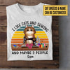 Personalized I Like Cats And Sewing And Maybe 3 People Shirt