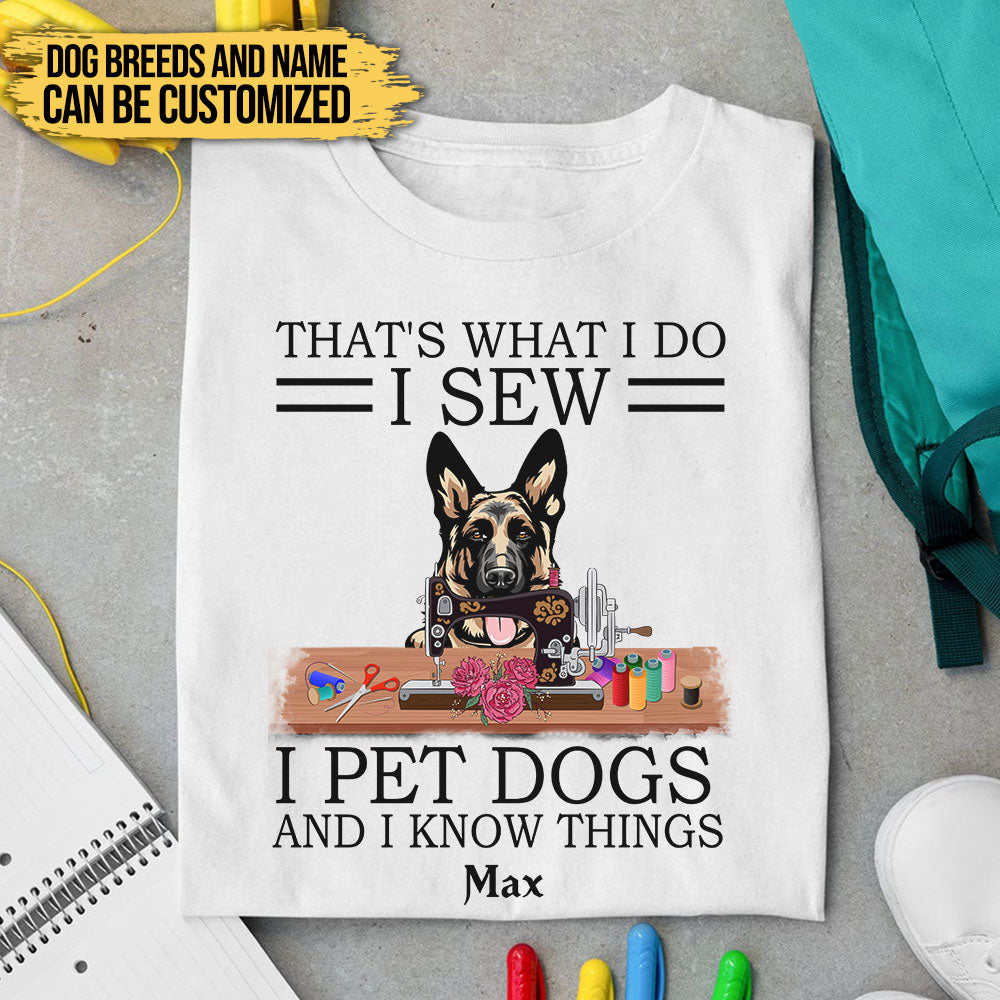 Personalized That's What I Do I Pet Dogs Shirt