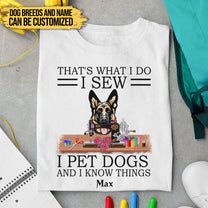Personalized That's What I Do I Pet Dogs Shirt