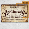 Personalized Apothecary Classic Metal Sign