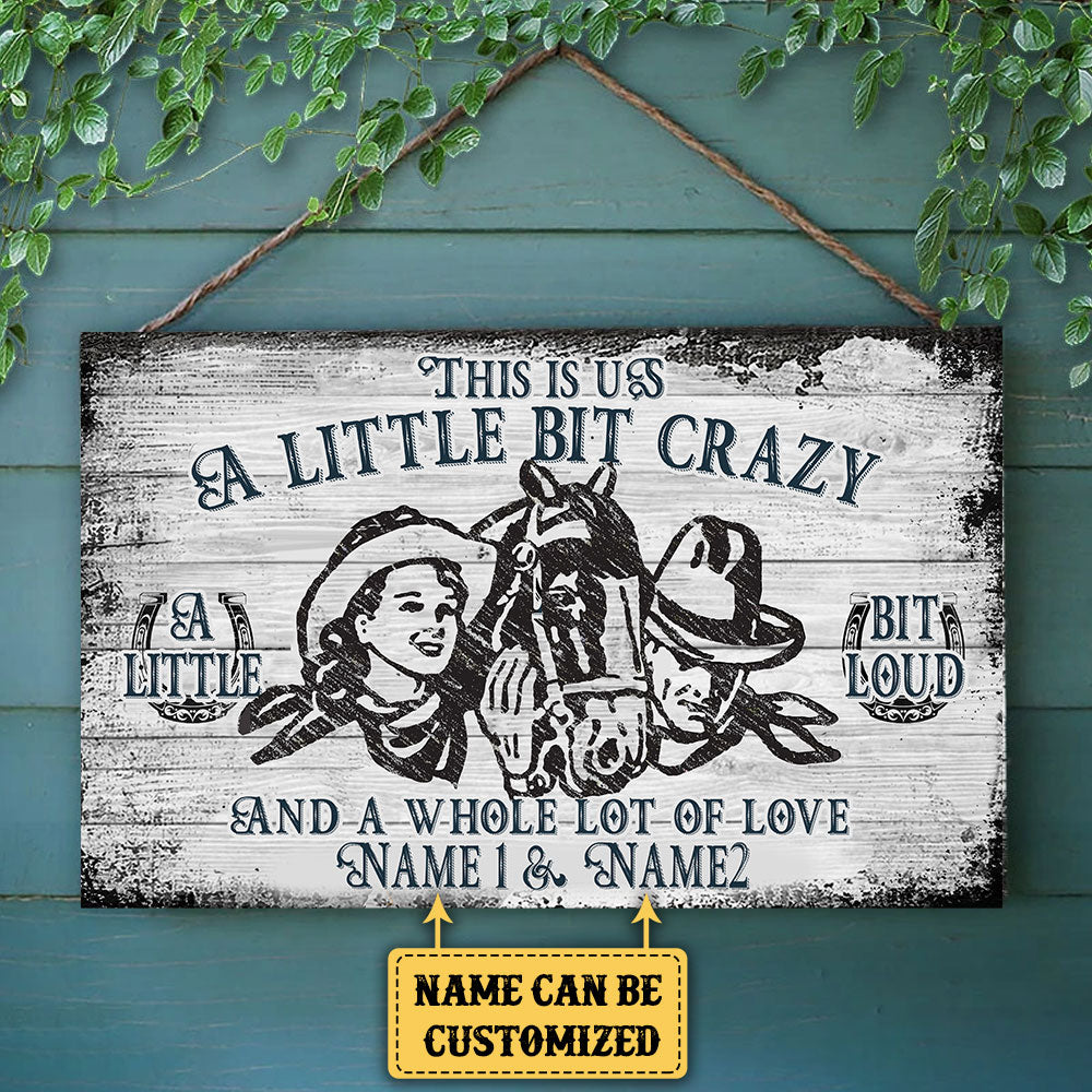 Personalized Cowboy This Is Us Pallet Wood Rectangle Sign